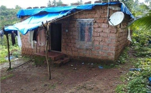 Ashiyana Before - Laterite Tarp Shack