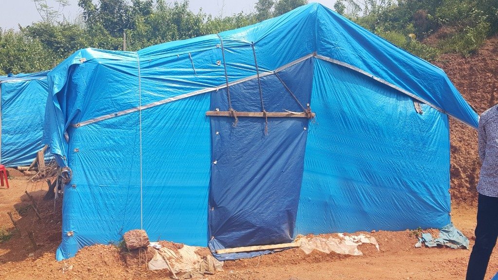 Ashiyana Before - Plastic Tarpaulin Home