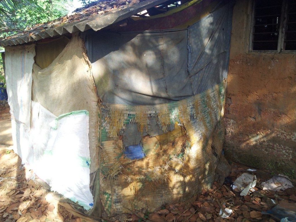 Ashiyana Before - Tarp Shelter