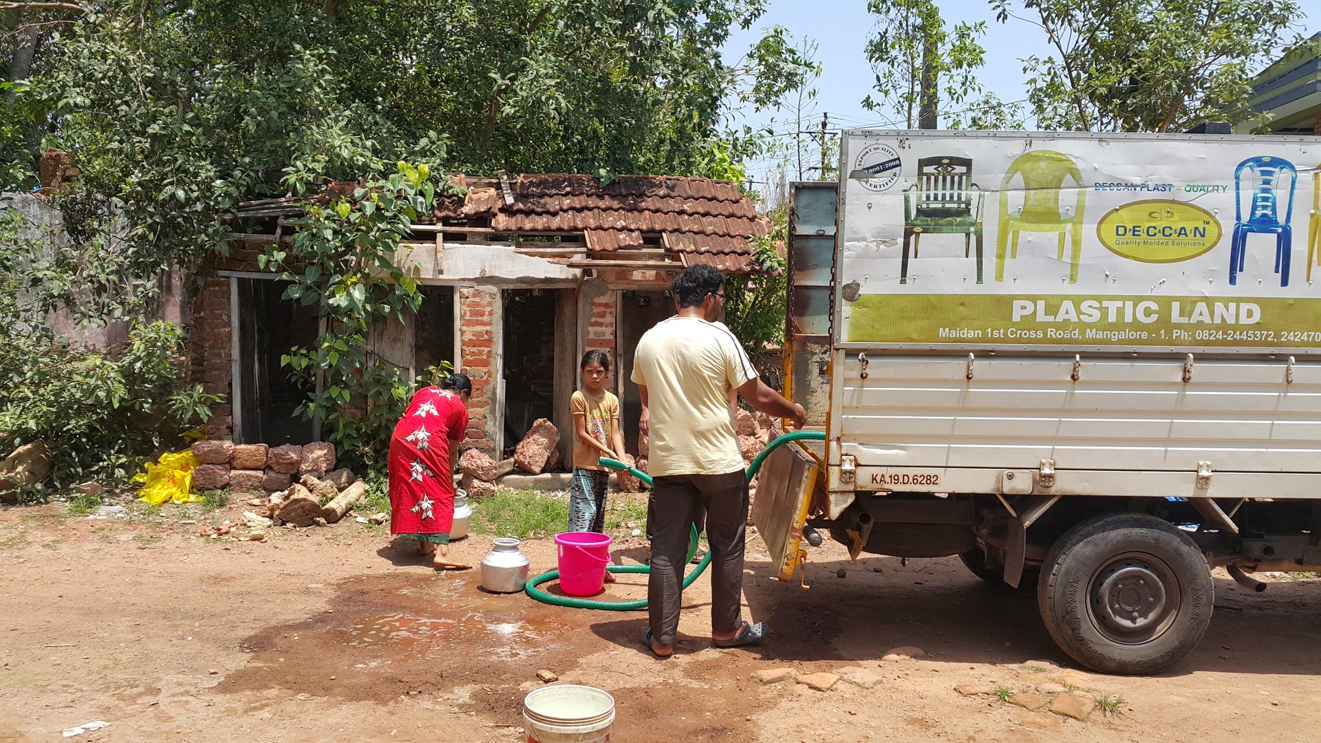 Project Boondh Water Tanker Delivery