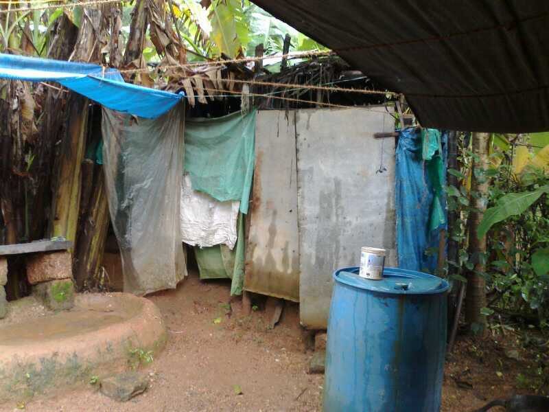 Ashiyana Before - Makeshift Tarp Camp